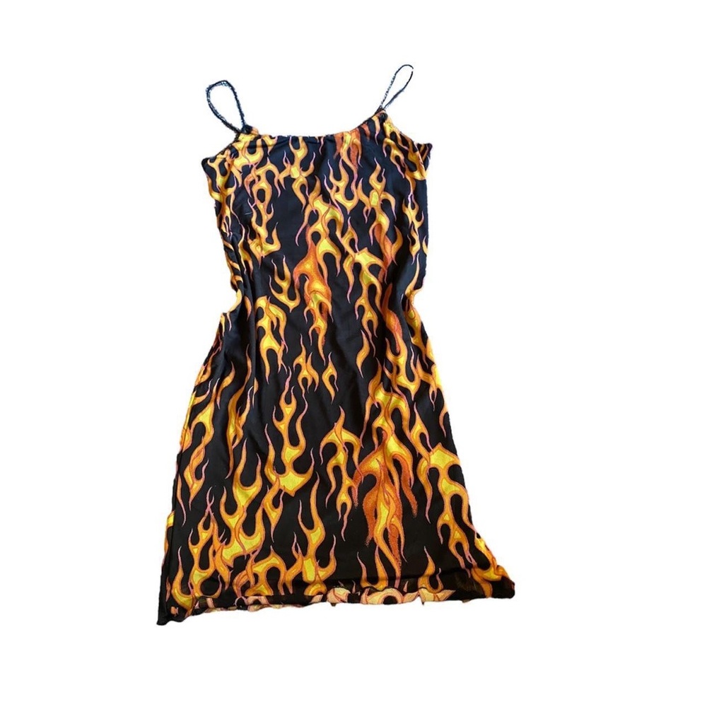vintage flame dress